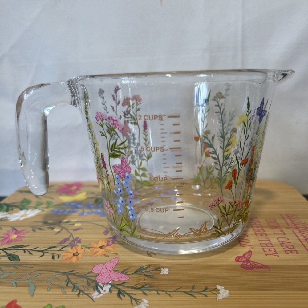 NEW Dolly Parton Wildflower Spring Collection - 2 Cup Measuring Cup